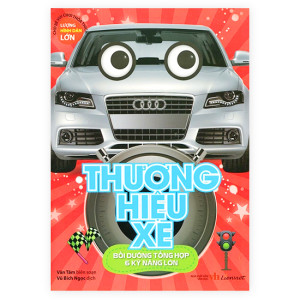 Sách dán hình ô tô - Thương hiệu xe (80 hình dán)